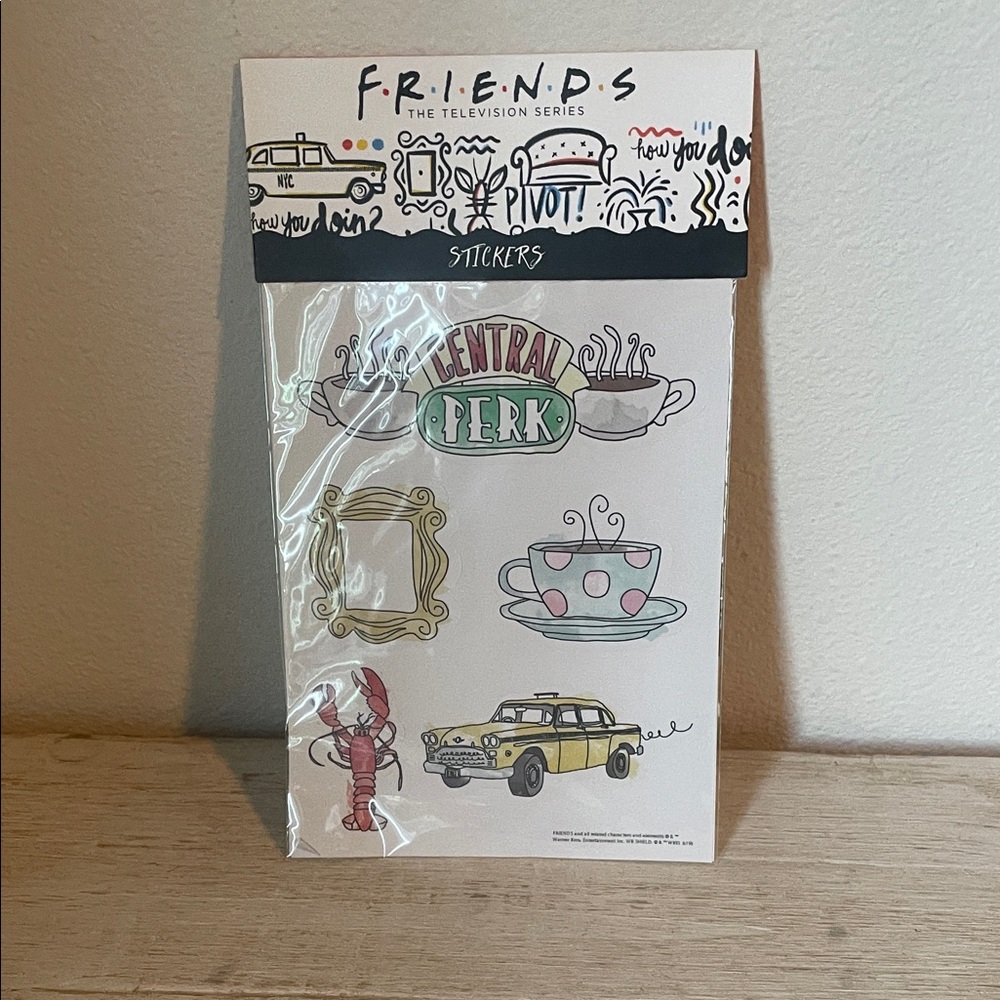 FRIENDS Sticker Pack - Yellow, Green, Red